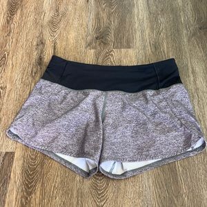 grey speed up shorts